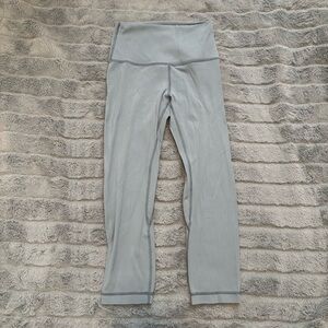 lululemon athletica Light Gray High-Waist Leggings